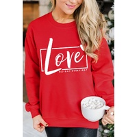 Azura Exchange Love Graphic Sweatshirt - 2XL thumbnail