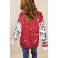 Azura Exchange Heifer Graphic Print Leopard Bleached Sweatshirt - S thumbnail