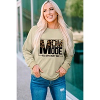 Azura Exchange Leopard Print Long Sleeve Sweatshirt - S thumbnail