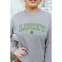 Azura Exchange Clover Embroidered Pullover Sweatshirt - XL thumbnail