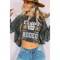 Azura Exchange Graphic Mineral Washed Sweatshirt - L thumbnail