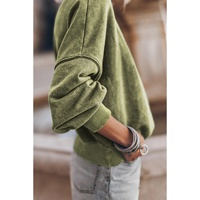 Azura Exchange Drop Shoulder Crew Neck Pullover Sweatshirt - S thumbnail