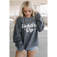 Azura Exchange Saddle Up Graphic Sweatshirt - S thumbnail