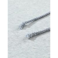 Gray Active Patchwork Detail Warm Winter Hoodie - M thumbnail