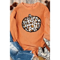 Azura Exchange Leopard Graphic Corded Sweatshirt - 2XL thumbnail