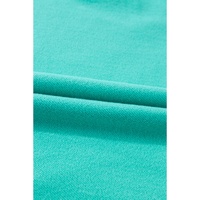 Sea Green Solid Fleece Lined Drop Shoulder High Low Sweatshirt - 2XL thumbnail