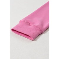 Bonbon Solid Color Fleece Lined Drawstring Hoodie with Pocket - 2XL thumbnail