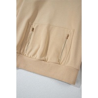 Parchment Zipped Pocket Cozy Drawstring Hoodie - 2XL thumbnail