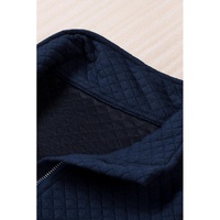 Azura Exchange Luxury Waffle Zip Up Sweatshirt - S thumbnail