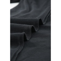 Azura Exchange Black Solid Color Open-Front Buttons Cardigan - L thumbnail