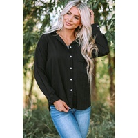 Azura Exchange Buttoned Pocket Long Sleeve Shirt - M thumbnail