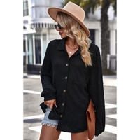 Azura Exchange Button Up Waffle Knit Casual Shirt - S thumbnail