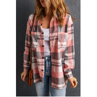 Azura Exchange Button Up Plaid Shirt - S thumbnail