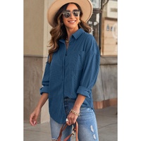 Azura Exchange Button Pocket Corduroy Shirt - 3XL thumbnail