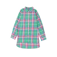 Azura Exchange Plaid Button Down Split Shirt - M thumbnail