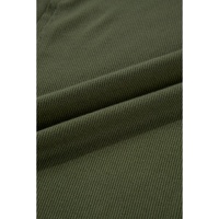 Jungle Green Exposed Seam Detail Double Straps Tank Top - 2XL thumbnail