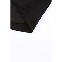 Azura Exchange Black V Neck Knotted Shoulder Vest - M thumbnail