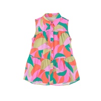 Azura Exchange Abstract Geometric Print Sleeveless Shirt - M thumbnail