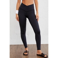 Azura Exchange Black Arched Waist Seamless Active Leggings - L thumbnail
