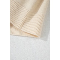 Jet Stream Bowknot Front Loose V Neck Knitted Cardigan - L thumbnail