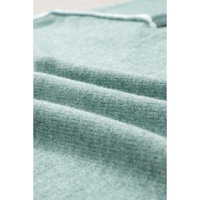 Moonlight Jade Colorblock Contrasting Edge Crewneck Sweater - L thumbnail