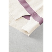 Blue Stripe Colorblock Oversized Sweater - S thumbnail