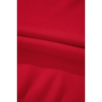 Fiery Red Pearl Beaded Merry Casual Sweater - M thumbnail