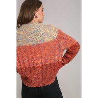 Multicolour Colorful Confetti Wool Ball Knitted Sweater - L thumbnail