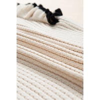 Apricot Crochet Eyelet Flounce Tank Top - L thumbnail