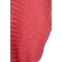 Red Clay Solid Loose Knit Short Dolman Sleeve Sweater - XL thumbnail
