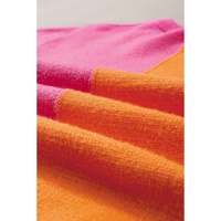 Flamingo 2-tone Color Block Knit Cap Sleeve Sweater Top - L thumbnail