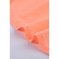 Azura Exchange Orange Printed Splicing Racerback Tankini - S thumbnail