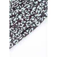 Azura Exchange Gray Leopard Print Pocketed Sleeveless Maxi Dress - M thumbnail