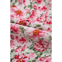 Pink Floral Lace Tied Strap Empire Waist Maxi Dress - XL thumbnail