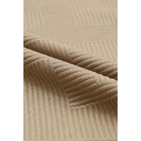 Khaki Ultra Loose Textured 2pcs Slouchy Outfit - S thumbnail