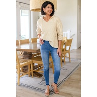 Beige Quilted V Neck Hoodie Drawstring Shorts Set - M thumbnail