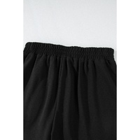 Black GAME DAY Rugby Football Graphic Pullover and Shorts Casual Outfit - XL thumbnail