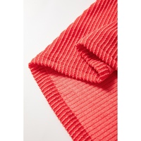 Gold Flame Heat Transfer Christmas Nutcracker Ribbed Long Sleeve Top Shorts Set - M thumbnail