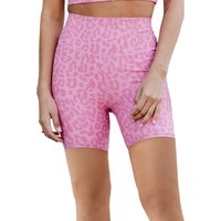 Azura Exchange Luxury Leopard Print Elastic Cycling Shorts - 2XL thumbnail