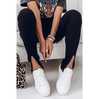Azura Exchange High Waist Slit Leggings - S thumbnail
