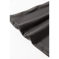 Dark Grey V Shape High Waist Flared Leggings - S thumbnail