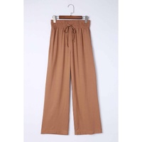Azura Exchange Elastic Waist Casual Wide Leg Pants - L thumbnail
