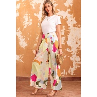 Azura Exchange Color Palette Print Wide Leg Pants - S thumbnail