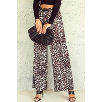 Azura Exchange Black High Waist Wide Leg Pants - 6 US thumbnail