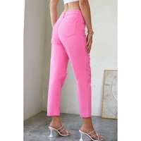 Azura Exchange Patchwork Straight Leg Jeans - 10 US thumbnail