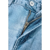Myosotis High Rise Shift Slit Leg Straight Jeans - 14 US thumbnail