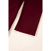 Red Dahlia Collar Tab Sleeve Zip Up Flap Detail Jacket - L thumbnail