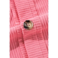 Bonbon Corduroy Flap Detail Button Up Split Shacket - M thumbnail