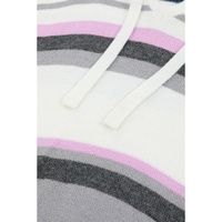 Stripe Plus Size Striped Hooded Knit Sweater - 1X thumbnail
