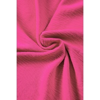 Strawberry Pink Solid Ruffled Sleeve Plus Size Mini Dress - 2X thumbnail